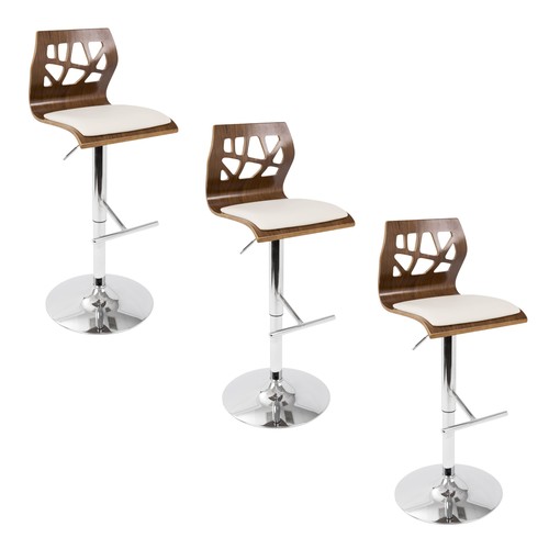 Folia Adjustable Barstool - Set Of 3